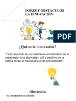 Facilitadores y Obstáculos de La Innovación