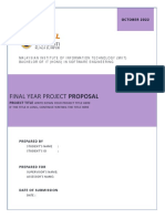 Proposal Template Fyp1 - Oct2022