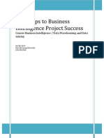 Five Steps To Business Intelligence Project Success