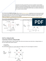 Full Wave Bridge Rectifier