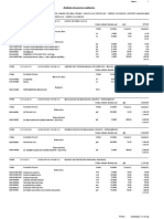 Análisis de Precios Unitarios: Costo Unitario Directo Por: Und