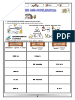 Chapter 9 Speed and Acceleration