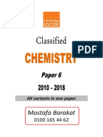 Classified Chemistry Cambridge Igcse Paper 6 Science