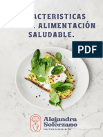 Caracteristicas de Una Alimentacion Saludable