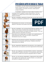 Tabla Estiramientos Basicos