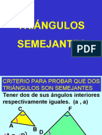 CLASE 9.1 Triángulos Semej