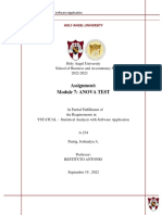 Module 7. ANOVA TEST