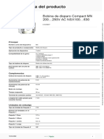 Ficha Tecnica - Bobinas de Disparo Schneider