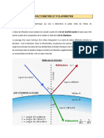 Refractometrie Et Polarimetrie