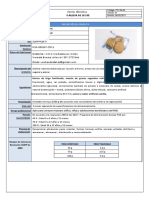 Ficha Tecnica Galleta de Leche