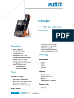 SIUI CTS-800 Veterinarian Ultrasound Review For Vet Exam Animal Examination Data Sheet