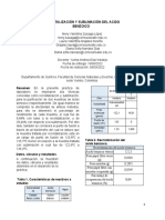 Informe No. 2 Recristalización y Sublimación