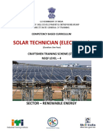 Solar Technician (Electrical) CTS NSQF-4