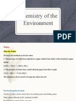 Chemistry of The Enviroment