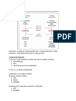 Glycolysis and Gluconeogenesis Notes