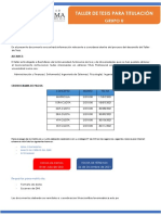 Comunicado Taller de Tesis para Titulación Grupo U