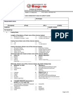 Family Health Survey Tool