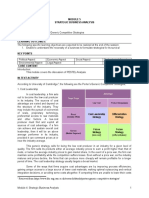 SBAN11B MODULE 5 Porters Generic Market Analysis