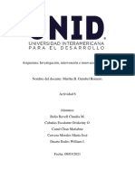 Actividad 6 - Planteamiento, Justificación y Antecedentes