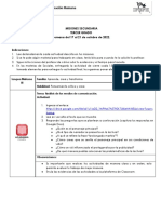 Misiones Secundaria Tercer Grado Semana Del 17 Al 21 de Octubre de 2022