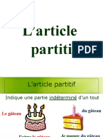 Les Partitifs Et Les Quantitees