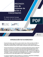 Test de Rorschach Protocolos de Aplicación, Sistemas de Codificación e Interpretación