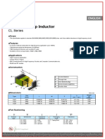 Data Sheet Multilayer Chip Inductor: CL Series