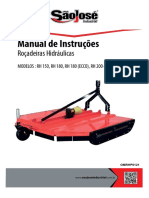 Manual de Instruções Roçadeiras Hidráulicas - São José 