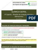 9 - Reacoes de Oxidacao Reducao e Eletroquimica