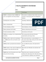 DBMS Full Notes