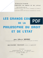 BRIMO Les Grands Courants de La Philosophie Du Droit Et de L'état