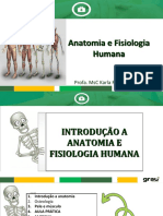 01 Introdução A Anatomia e Fisiologia Humana