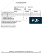 Daftar Hadir Numerasi