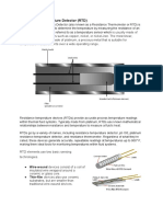 Resistive Temperature Measuring Devices