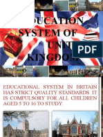 Презентация На Тему "Education System of United Kingdom"