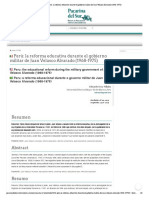 Sosa, E. (2020) - Perú - La Reforma Educativa Durante El Gobierno Militar de Juan Velasco Alvarado (1968-1975)