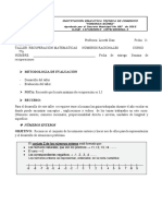 Numeros Racionales 7 Recuperación