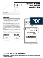 Boss DD-3T Service Notes