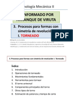 3 Procesos para Formas Con Simetría de Revolución (I) - Torneado