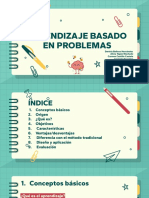 Aprendizaje Basado en Problemas