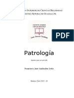 Patrología (Temario Completo)