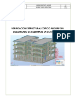 Memoria de Calculo Edificio Alicorp Verificacion Sin Encamisado Ultimo Piso Rev03