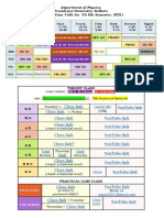 6thsem Routine