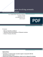 C-C Bond Formation Involving Aromatic Substitution Reactions