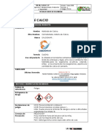 FDS Hidróxido de Calcio CALCIOMAR Rev 6