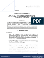 Constitucionalidad de La Declaratoria de Abandono en Primera Instancia Por Falta de Impulso Procrsal