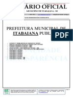 Diário Oficial: Prefeitura Municipal de