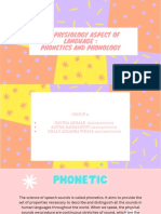 GROUP 4 - The Physiology Aspect of Language Phonetics and Phonology