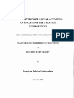 Gains Derived From Illegal Activities An Analysis of The Taxation-Consequences