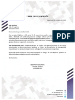 Carta de Presentacion A Avicola